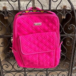 Vera Bradley Fuchsia Quilted Backpack
